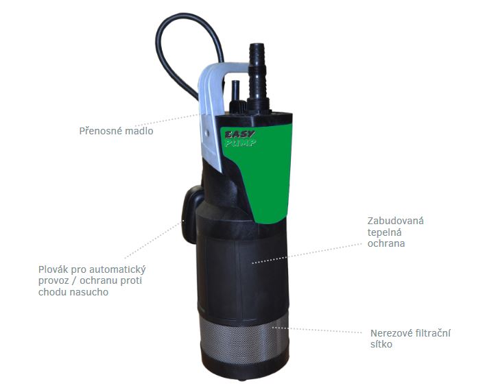 EASY PUMP Ponorné čerpadlo EASY DEEP 750 A - NV Obrázek