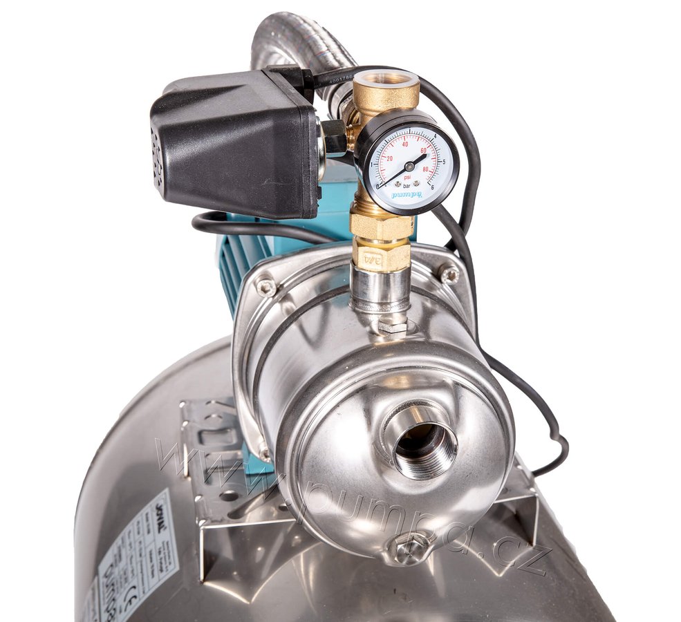 Domácí vodárna Calpeda NGXM 3 50L nerez ležatá 230V Obrázek