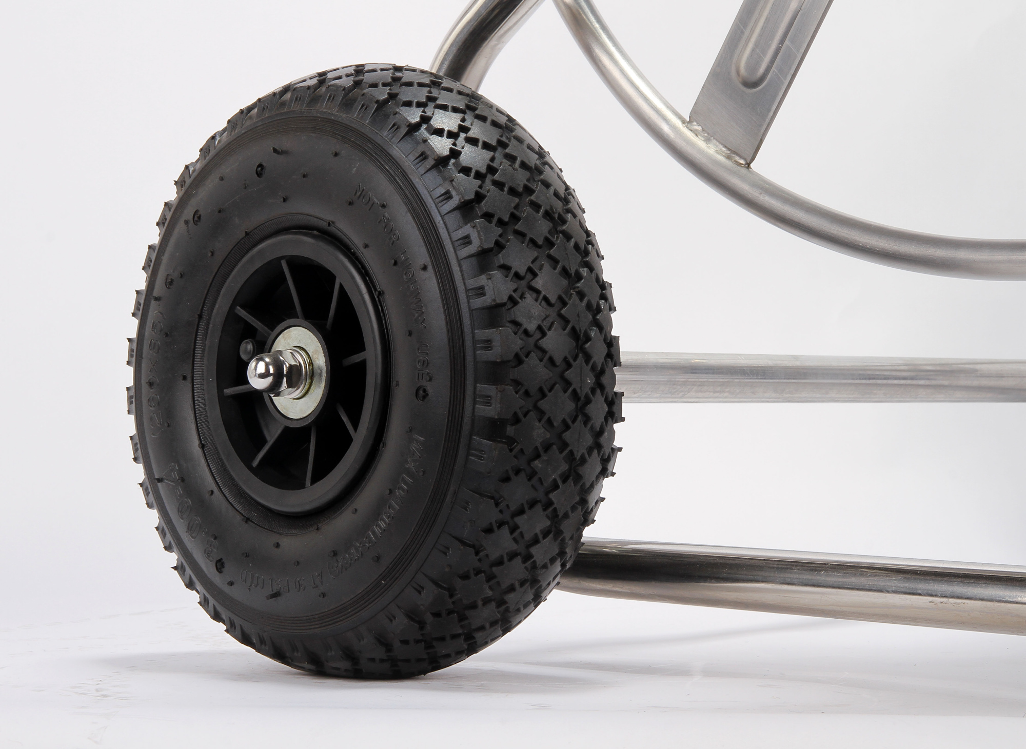 Pojízdný naviják hadic nerezový (80 m 1") Obrázek