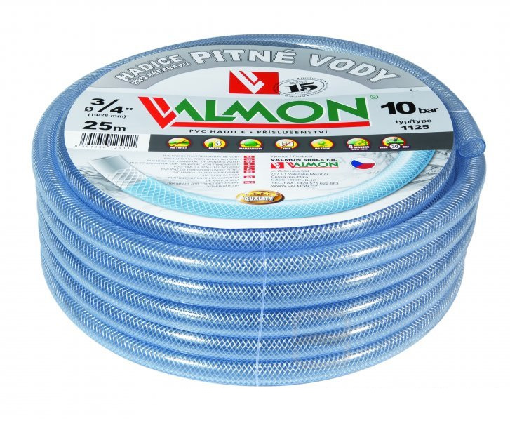 Hadice pro pitnou vodu Valmon 1125 - 25m priemer: 3/4"