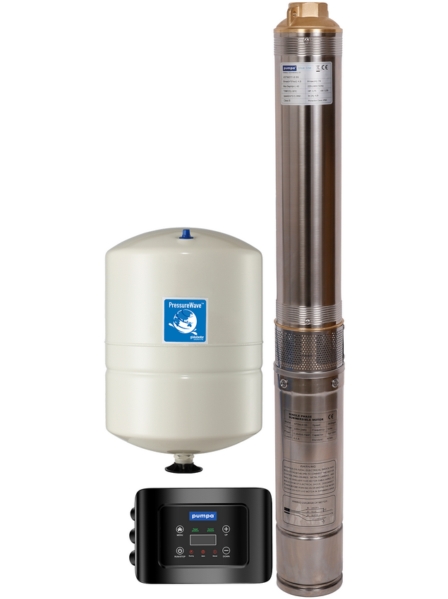 PUMPA blue line 4STE 225 1,5kW domácí vodárna s elektronickou regulací 50m Obrázek