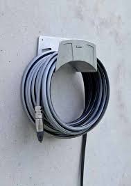 Nástěnný držák hadic, slitina hliníku, 244x159x145 mm Obrázek