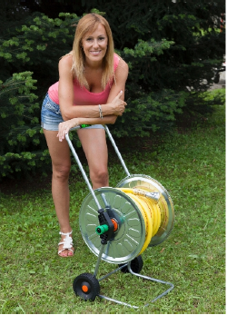 Pojízdný naviják hadic AG310 (80 m 1/2", 50 m 3/4") Obrázek