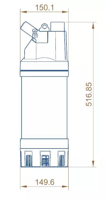 Automatické čerpadlo MEDAS TDS 1200A - INOX, 230V Obrázek