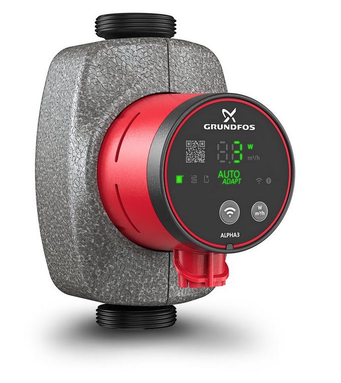 Grundfos ALPHA3 25-40 180mm 99371956 Obrázek