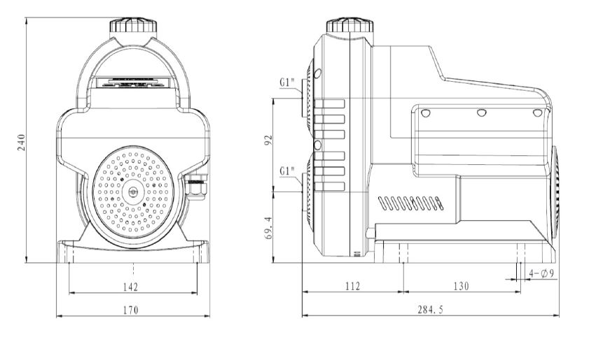 PUMPA e-line E-Drive PPF, 230V Obrázek