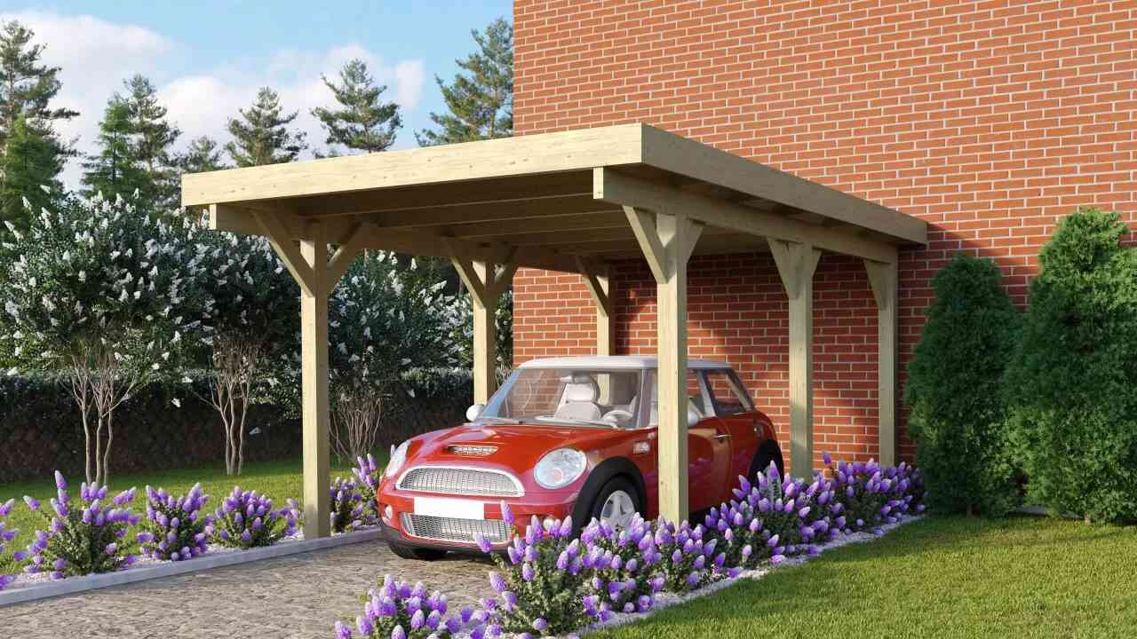 Levně Carport KARIBU CLASSIC 1A 61577 LG3296