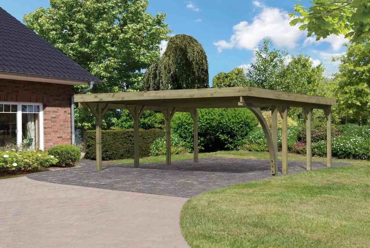 Levně Carport KARIBU CLASSIC 2B 61961 LG3311