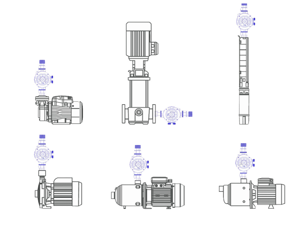 Frekvenční měnič VIFIDI BV1-08.A.2.5, 0,8kW, vstup 1x230V a výstup 1x230V Obrázek