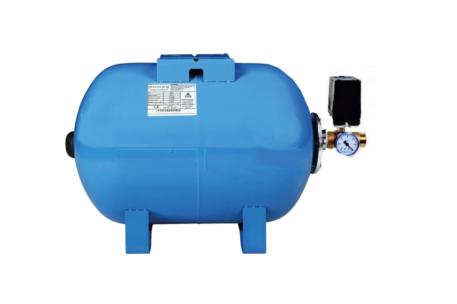 Vodárenský set GWS 80 l ležatá Obrázek