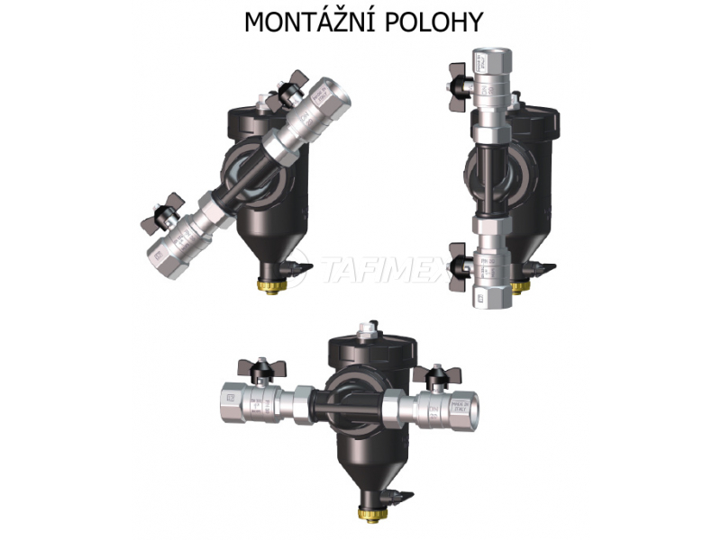 Odstředivý odkalovač s magnetickou vložkou I-MAG XL 1" Obrázek