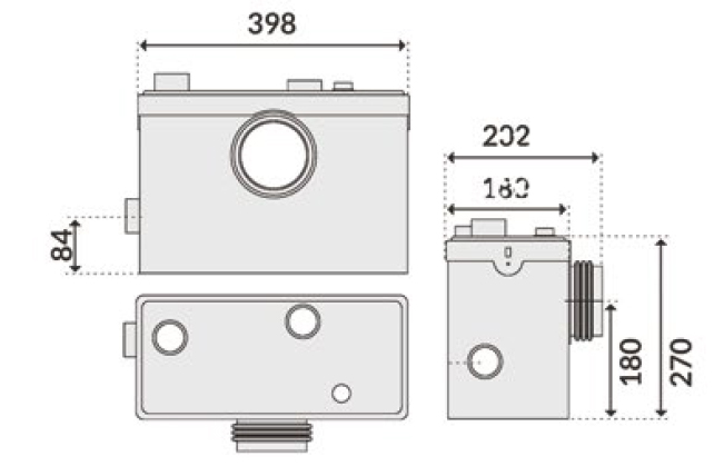 DAMBAT IBO SANIBO 1 pro WC 230V Obrázek