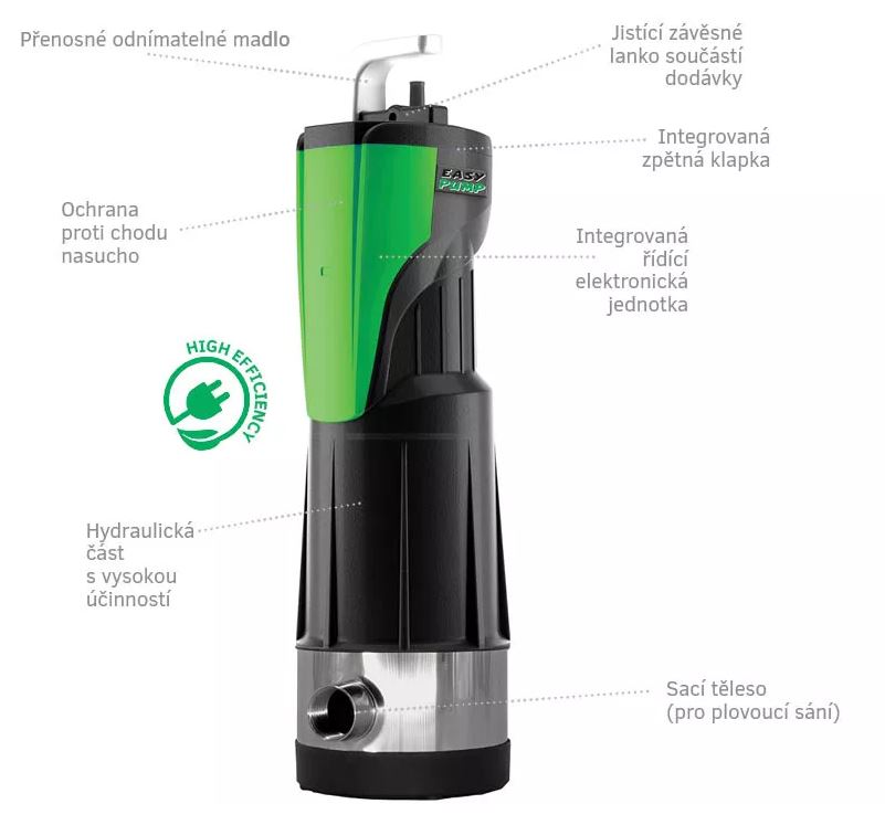 EASY E-DEEP 650 X-RING, automatická vodárna Obrázek