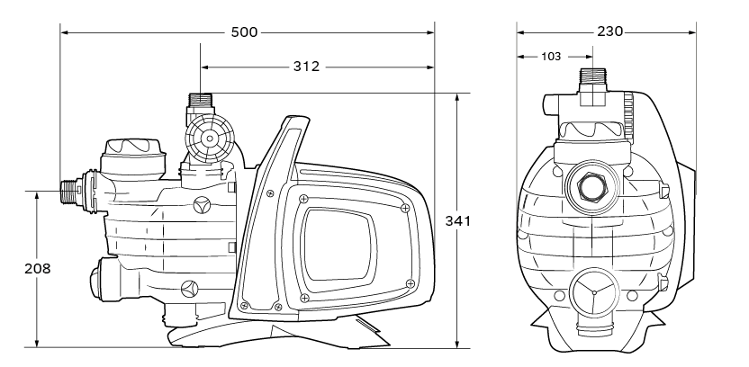 EASY PUMP Vodní automat EASY BOOST 850 Automatic Obrázek