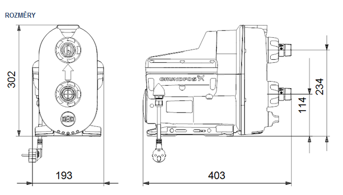 GRUNDFOS SCALA 2 3-45A 98562862 Obrázek