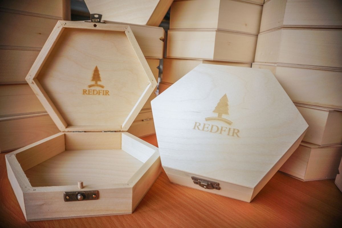 REDFIR drevené darčekové krabičky