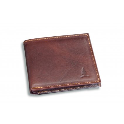 Hnědá kožená pánská peněženka Euphory REDFIR