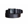 Dámsky kožený černý opasek Noir a automatická spona Elegant lines REDFIR