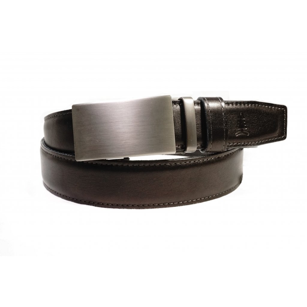 Trusador Men's Ferrara Ratchet Belt Fully Adjustable No Holes