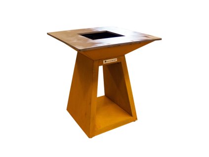 venkovní zahradní gril s ohništěm - Quan Premium medium Corten