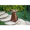 venkovní zahradní gril s ohništěm - Quan small Corten