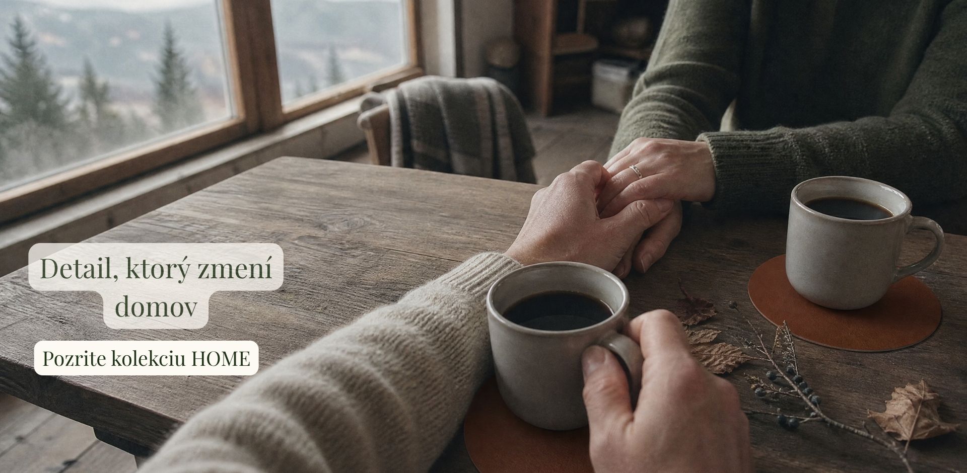 Pre chvíle, ktoré si pamätáš Kožené doplnky pre váš domov → Objaviť kolekciu HOME