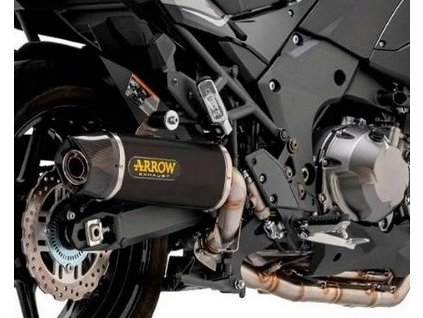 Výfuk ARROW RACE TECH DARK CARBON CAP / KAWASAKI VERSYS 1000 (21-24)