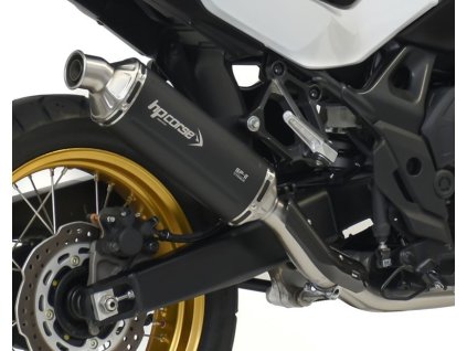 Výfuk HP CORSE SP-2 SHORT BLACK TITAN / HONDA TRANSALP 750 (23-26)