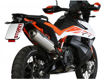 Výfuk MIVV STORM OVÁL / KTM 790 ADVENTURE / R (19-20) (23-26) / KTM 890 ADVENTURE / R (21-26)
