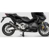 Výfuk AKRAPOVIČ TITÁNIUM BLACK / Honda X-ADV 750 DCT (17-24) / Honda FORZA 750 (21-24)