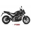 Výfuk MIVV STORM GP BLACK NERO / Honda NC 750 S / X (16-22) / INTEGRA 750 (16-20)