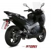Výfuk MIVV STORM GP BLACK NERO / Honda NC 750 S / X (16-22) / INTEGRA 750 (16-20)