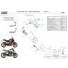 Výfuk MIVV X-M1 BLACK / KTM 125 DUKE (21-23) / KTM 390 DUKE (21-23)