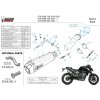Výfuk MIVV DELTA RACE BLACK INOX NERO / KTM DUKE 790 (18-20) / KTM DUKE 790 (23-24) / KTM DUKE 890 R (20-24)