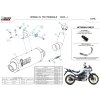 Výfuk MIVV OVÁL INOX NERO / HONDA TRANSALP 750 (23-26)