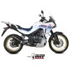 Výfuk MIVV OVÁL INOX NERO COPPA CARBON / HONDA TRANSALP 750 (23-26)