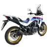 Výfuk IXRACE MK2 INOX GP BLACK / HONDA TRANSALP 750 (23-24)