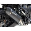 Výfuk HP CORSE SP-1 CARBON SHORT BLACK TITAN / HONDA TRANSALP 750 (23-24)