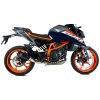 Výfuk IXRACE MK2 BLACK / KTM 125 DUKE (24-25) / KTM 390 DUKE (24-25)