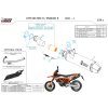 Výfuk MIVV STR-1 INOX NERO / KTM 690 ENDURO / R (21-24) / KTM SMC 690 / R (21-24)