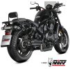 Výfuk MIVV HR-1 INOX NERO FONDELLO CARBONIO CORTO / Honda CMX 1100 REBEL (21-24)