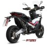 Výfuk MIVV STORM GP BLACK NERO COPPA KARBON / Honda X-ADV 750 DCT (17-24)