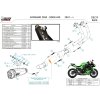 Výfuk MIVV DELTA RACE INOX NERO /  Kawasaki NINJA 650 / Z650 (24-26)