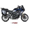 Výfuk MIVV STORM OVÁL INOX NERO / Yamaha TRACER 9 / GT / GT+ (25-26)
