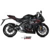 Výfuk MIVV AK-1 INOX NERO / Honda CB 650 R (24-26) / Honda CBR 650 R (24-26)