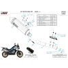 Výfuk MIVV SPEED EDGE INOX NERO / CF MOTO 800 MT - TOURING / SPORT / EXPLORE (22-26)