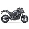 Výfuk IXIL DUAL HYPERLOW XL BLACK / Honda NC 700 X - S - Integra - DCT - ABS (12-13) / Honda NC 750 X - S - Integra - DCT - ABS (14-22)