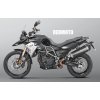 Výfuk AKRAPOVIČ TITAN HEXAGON BLACK / BMW F 700 GS (13-17) / BMW F 800 GS (08-17)