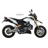 Výfuky MIVV Suono BLACK / APRILIA DORSODURO 1200 (11-16)