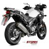 Výfuk MIVV STORM OVÁL INOX / Suzuki DL 650 V-STROM / XT (17-23)